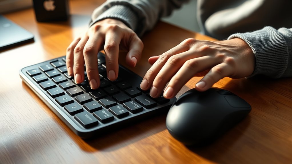 proper ergonomic keyboard setup