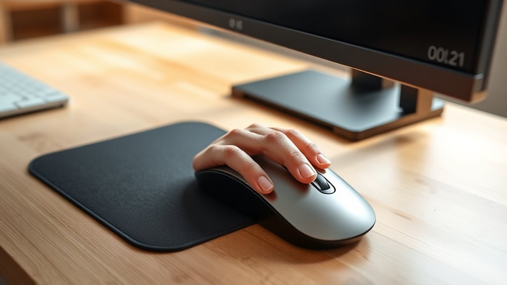 proper ergonomic mouse placement