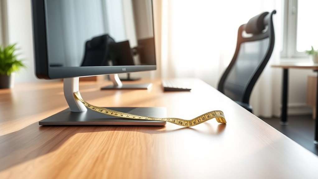 proper ergonomic workspace setup