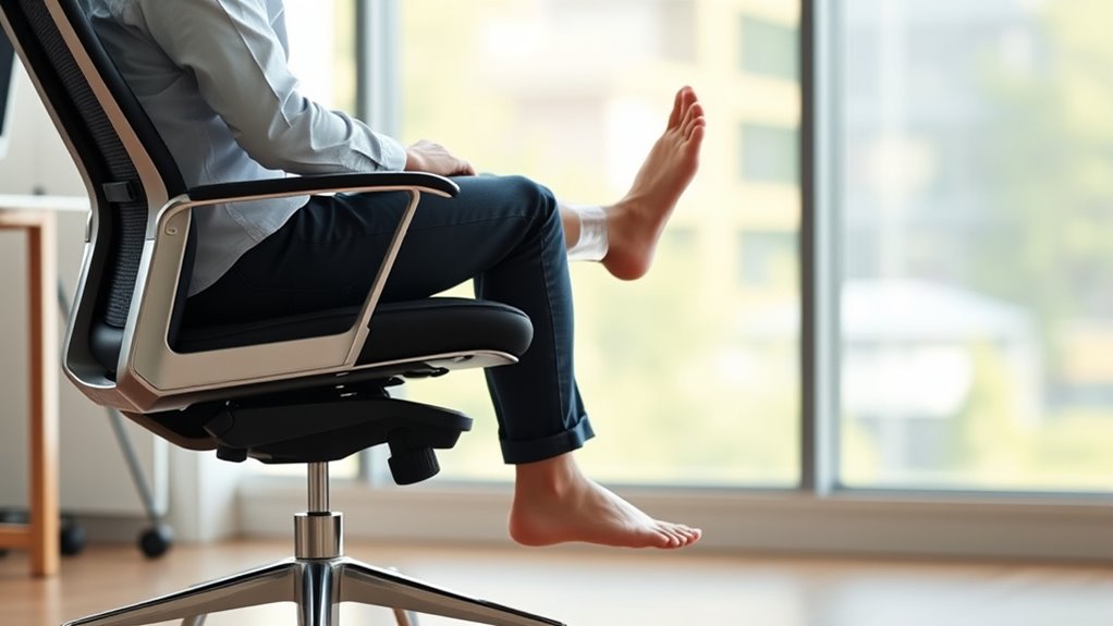 proper seated ergonomic alignment