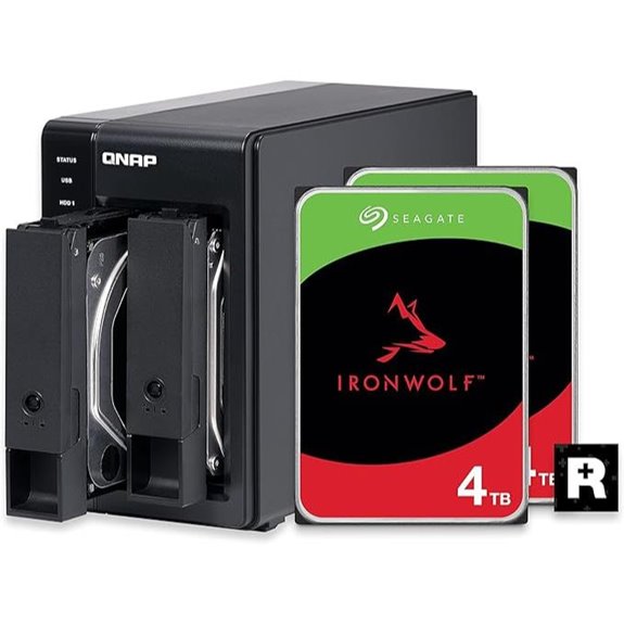 QNAP 2-Bay DAS with 4TB RAID 1 HDD Bundle