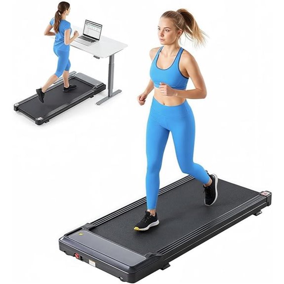 Walking Pad Under Desk Treadmill 3-in-1 Compact Quiet