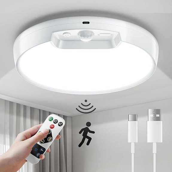 Homelist Rechargeable Wireless Ceiling Light with Remote