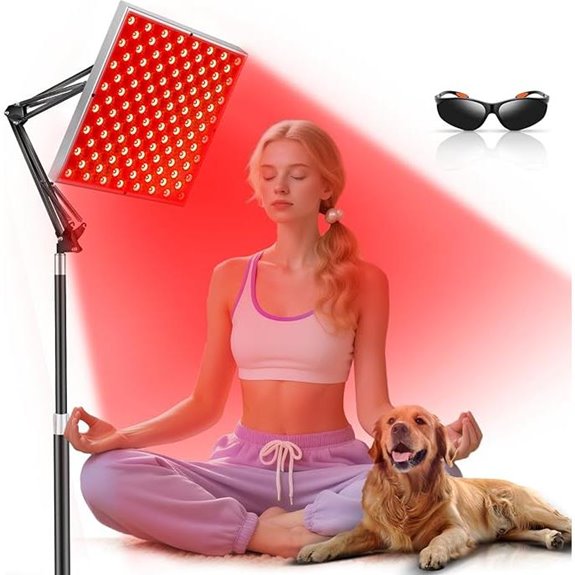 Red Light Therapy Lamp for Face & Body 45W