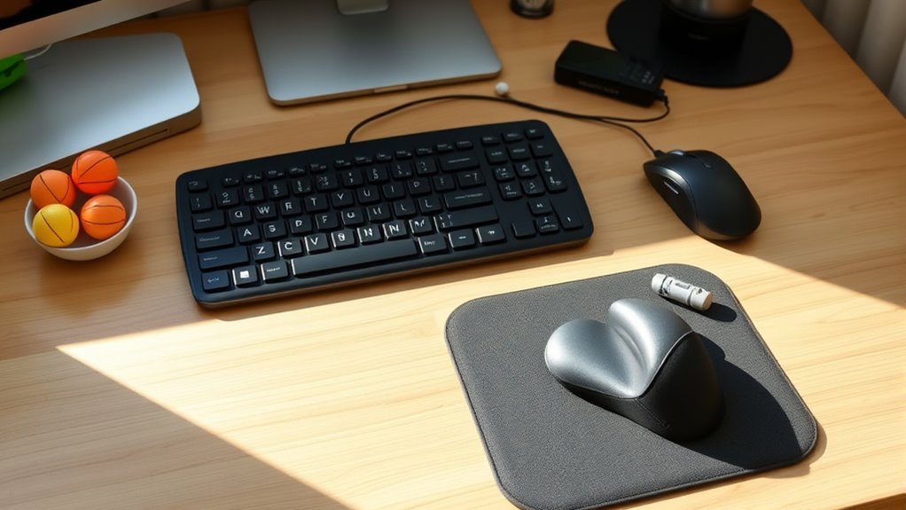 regular hand stretch breaks