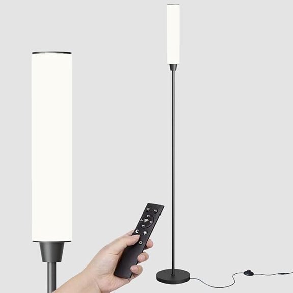 Adjustable Floor Lamp with Remote and Foot Switch