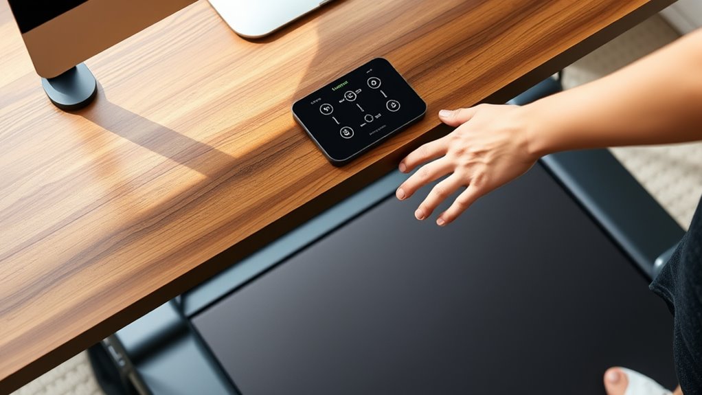 remote controlled noise efficient treadmill