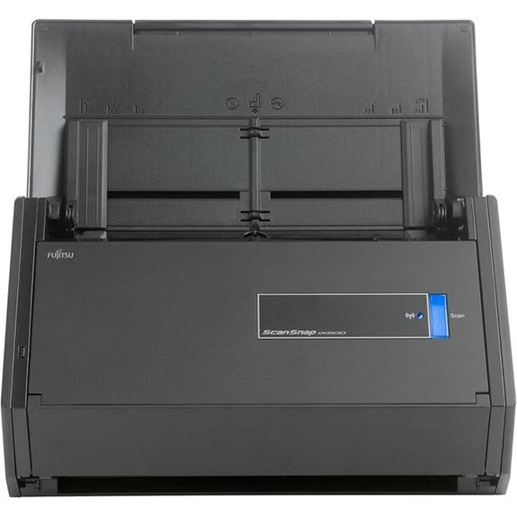 FUJITSU IX500 Scansnap Document Scanner (PA03656-B305-R) - (Renewed),Black