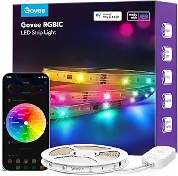 Govee RGBIC Alexa LED Strip Light 32.8ft