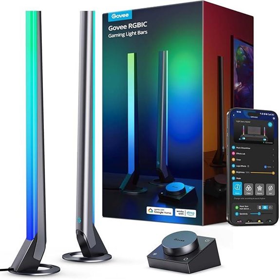 Govee RGBIC Gaming Light Bars with Smart Control