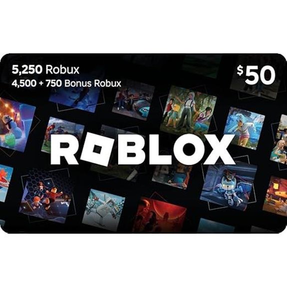 Roblox Digital Gift Card with 5,250 Robux