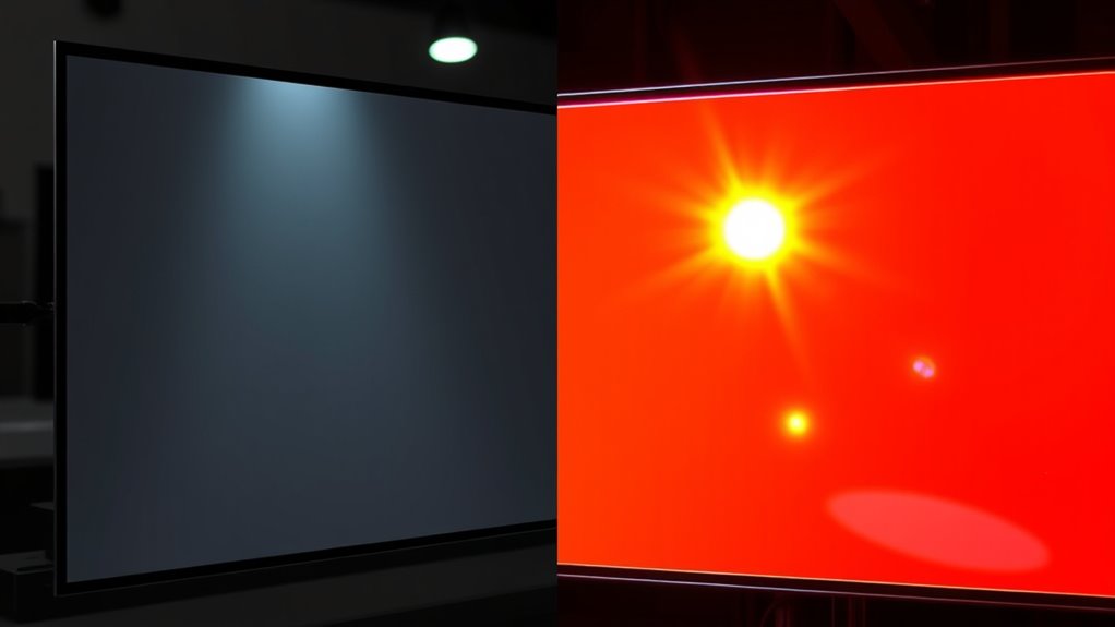 screen choice depends on environment