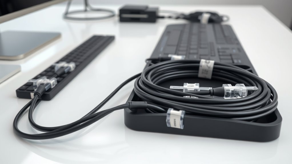 secure and organize cables