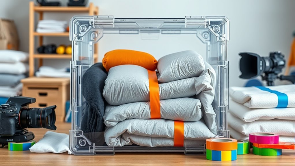 securely pack gear properly