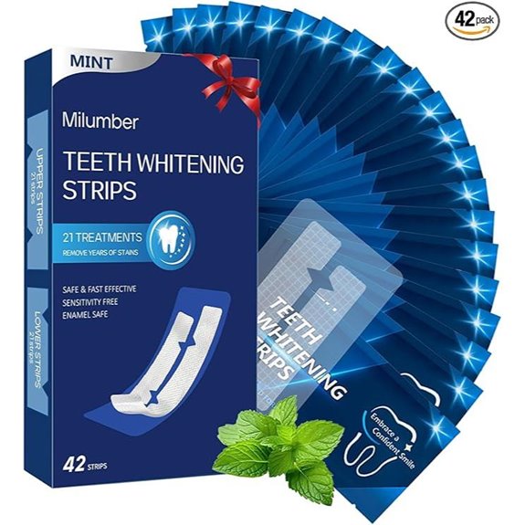 Teeth Whitening Strips for Sensitive Teeth 42 Count