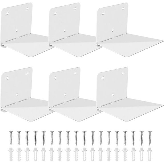 FENTEC Floating Wall Shelves (6-Pack)