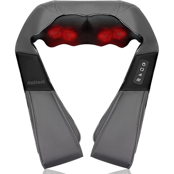 Nekteck Shiatsu Neck & Back Massager with Heat