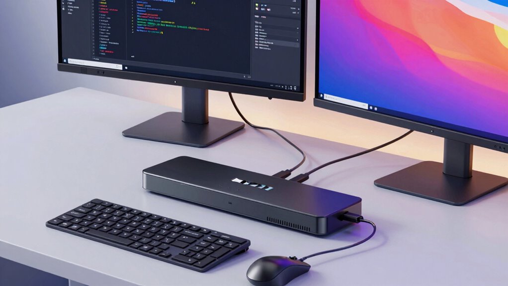 single keyboard dual computers