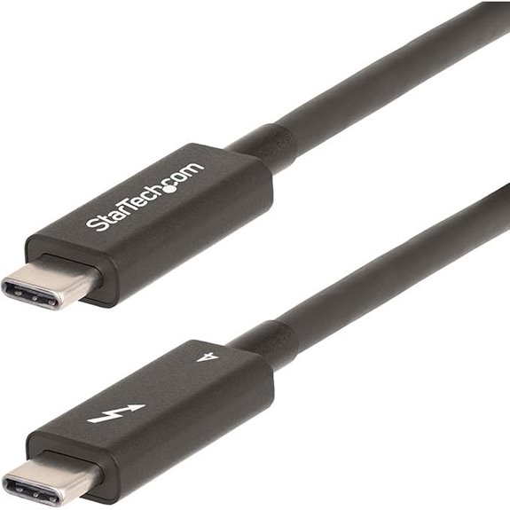 StarTech 6ft Thunderbolt 4 Cable 40Gbps 100W