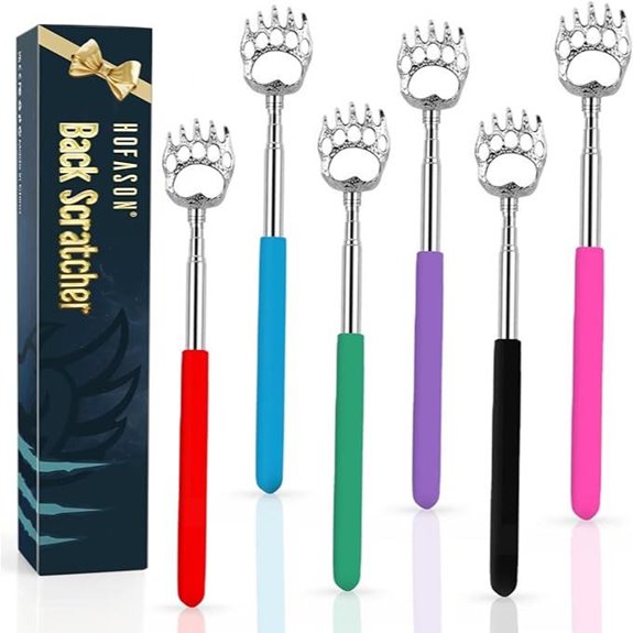HOFASON 6 Pack Back Scratcher Gift Set