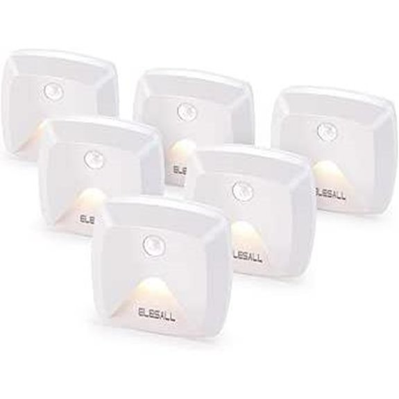 6-Pack Stick-On Motion Sensor LED Night Lights