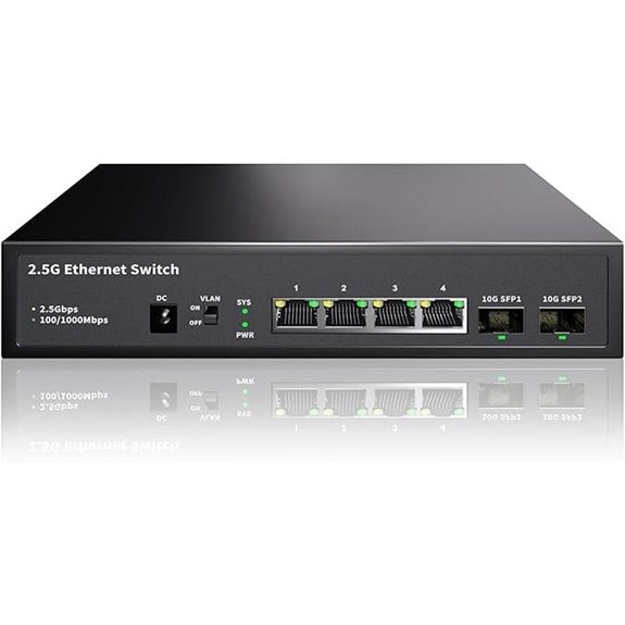 6 Port 2.5Gb Ethernet Switch with SFP