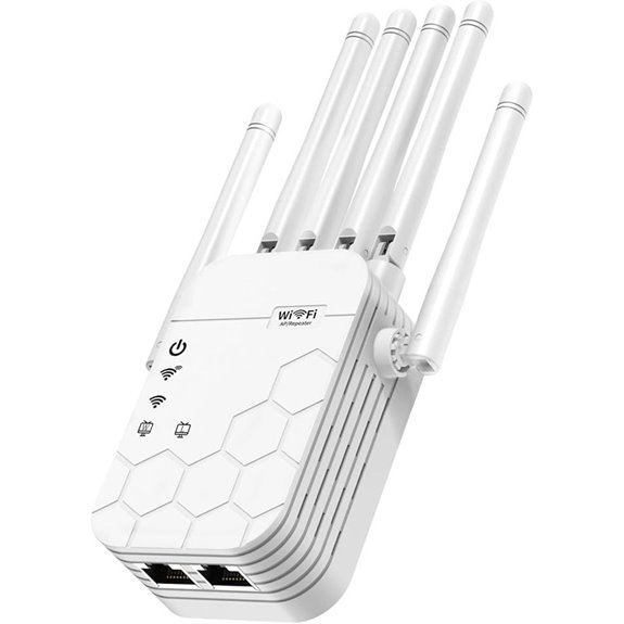 WiFi Extender Signal Booster 6X Faster Dual Band