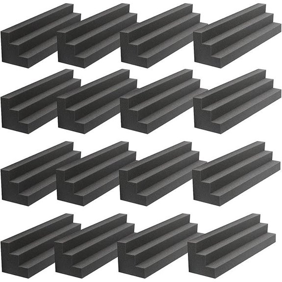 16 Pack Corner Acoustic Foam Bass Traps