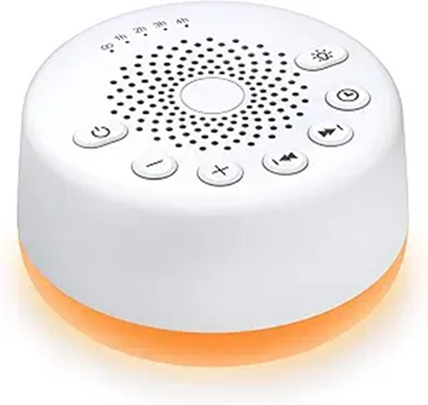 Sound Sleep Machine with Night Lights and Soothing Sounds