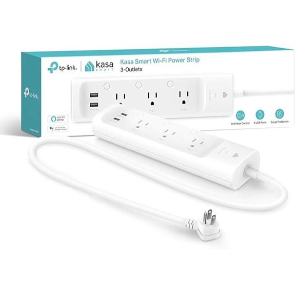 Kasa Smart Power Strip with 3 Outlets & USB Ports