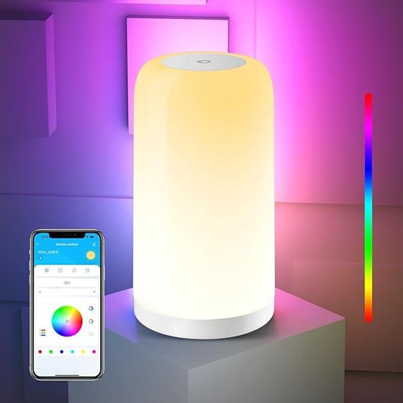VOLIVO Smart Touch Dimmable Bedside Table Lamp