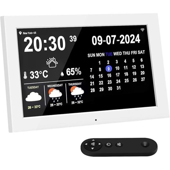 2026 Digital Smart Calendar with Weather and Reminders
