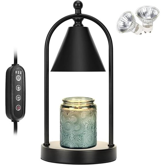 Soilsiu Candle Warmer Lamp with Timer (2 Bulbs)