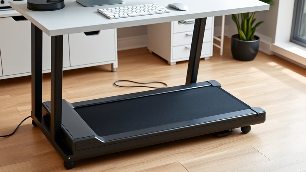 space saving portable treadmill
