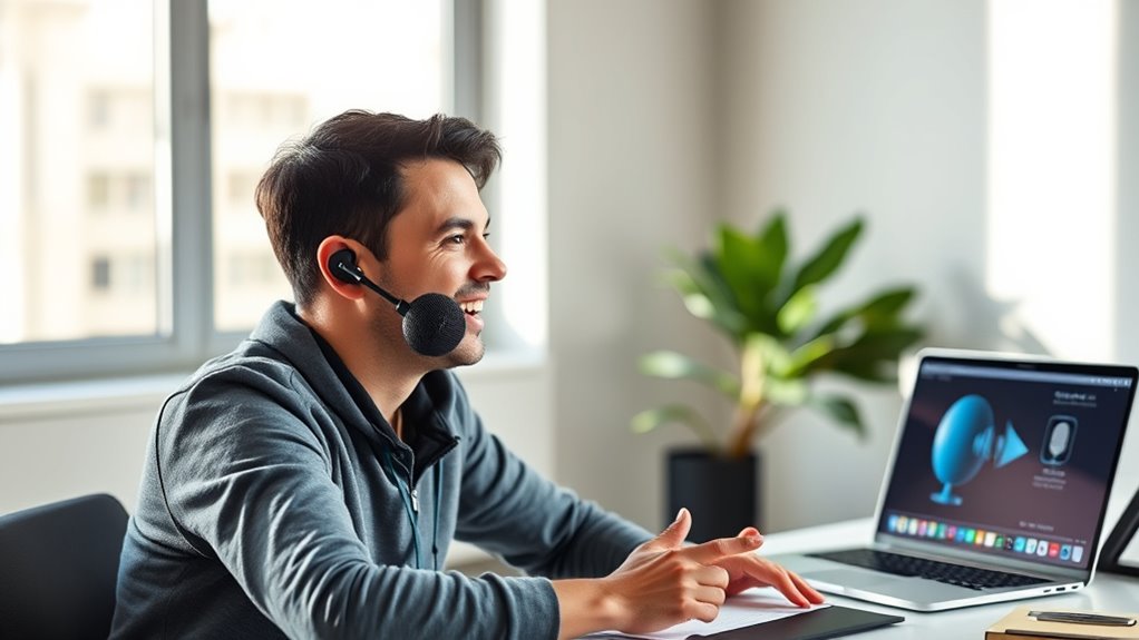 speak clearly for accuracy