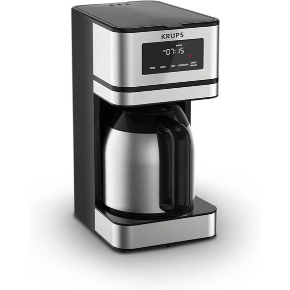 Krups 12-Cup Programmable Stainless Steel Coffee Maker