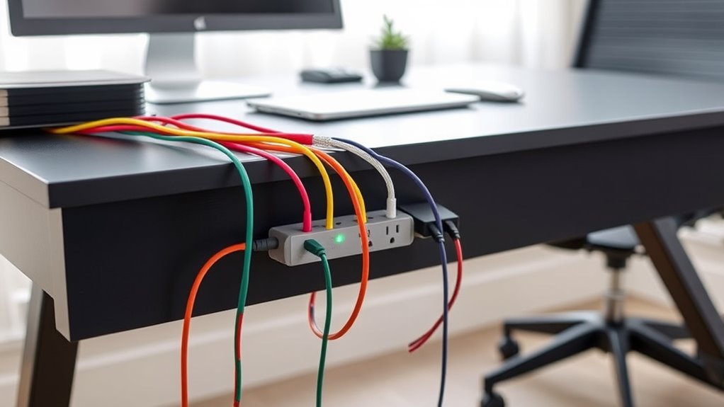 strategic safe power strip placement