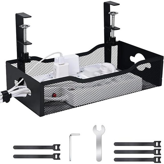 Heavy Duty Under Desk Cable Management Tray