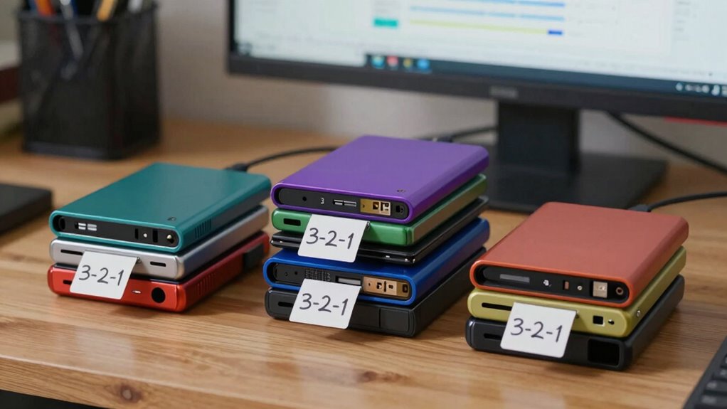 three copies two locations