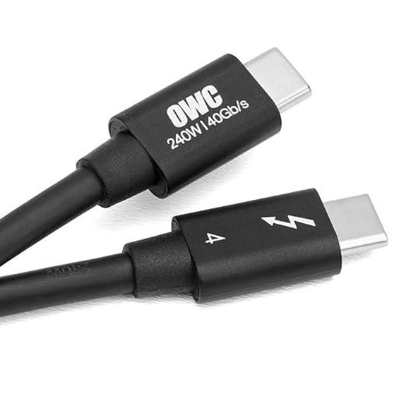 OWC Thunderbolt 4 Cable 2.0m 40Gb/s Black