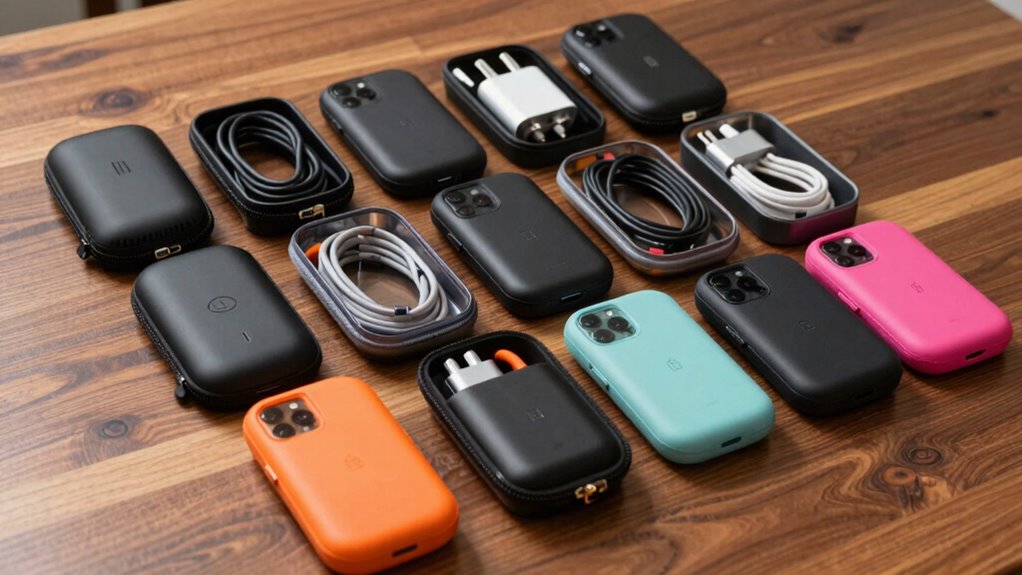 top cable and charger cases