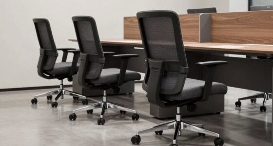 top flip arm office chairs