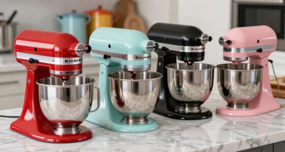 top kitchenaid mixer colors