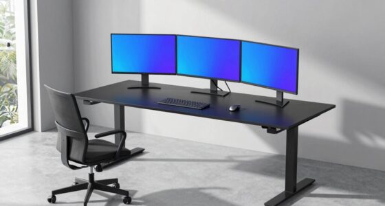 top multi monitor standing desks