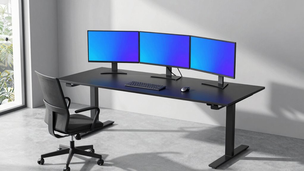 top multi monitor standing desks