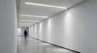 top office hallway lighting