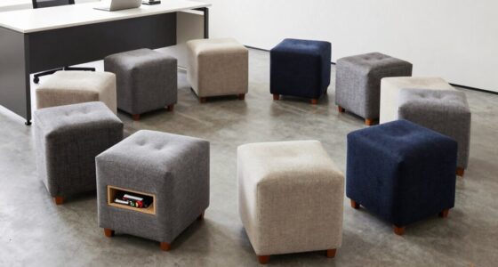 top office storage ottomans