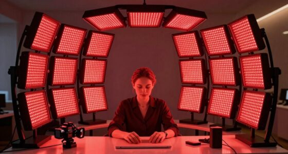 top red light panels