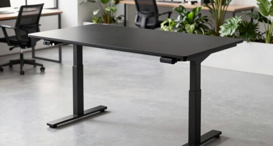 top standing desk cables