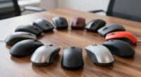 top thumb trackball mice
